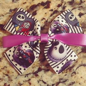 Nightmare Before Christmas Bow